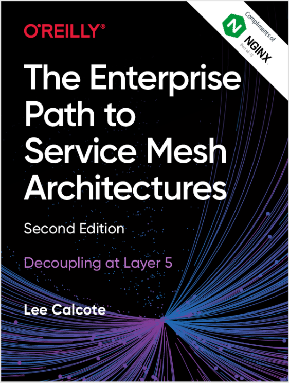 NGINX E-Book zum Thema "Der Unternehmensweg zu Service-Mesh-Architekturen".