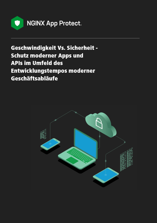 NGINX Whitepaper über das Thema Geschwindigkeit Vs. Sicherheit