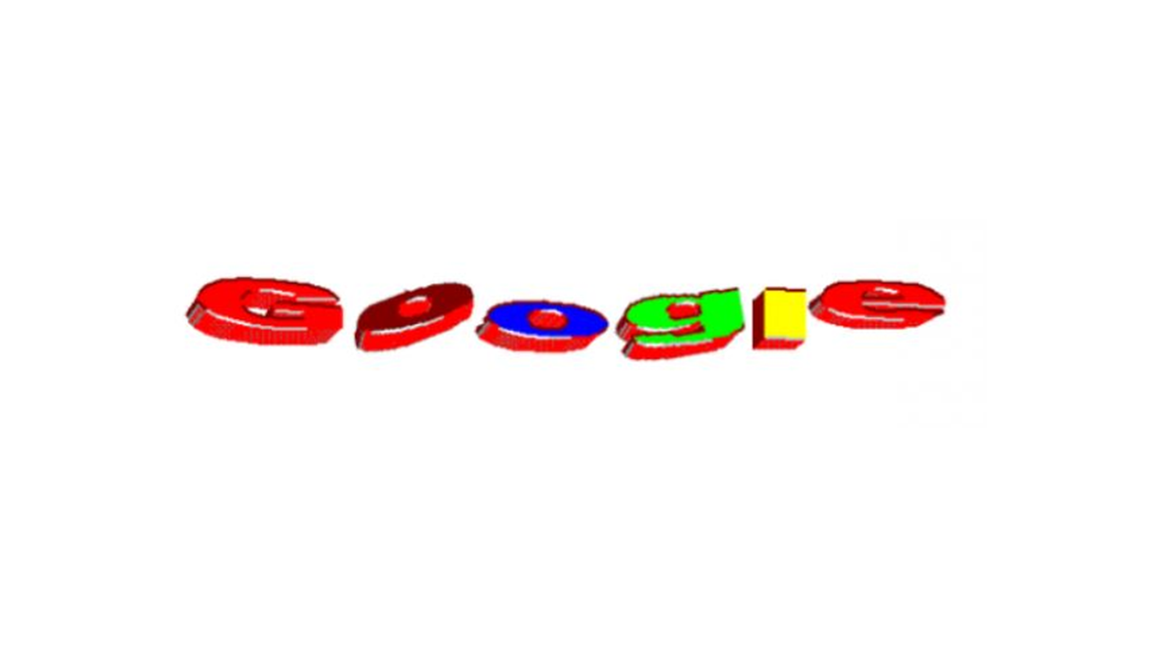 3D war damals ein riesen Trend, was sich auch die Designer des ersten, vorläufigen Google Logos beim Entwurf gedacht haben müssen, denn mit diesem Logo ist die wohl bekannteste Suchmaschine der Welt an den Start gegangen. Über die Jahre hinweg hat das Google Logo allerdings oft verändert. Mal mehr, mal weniger drastisch. 