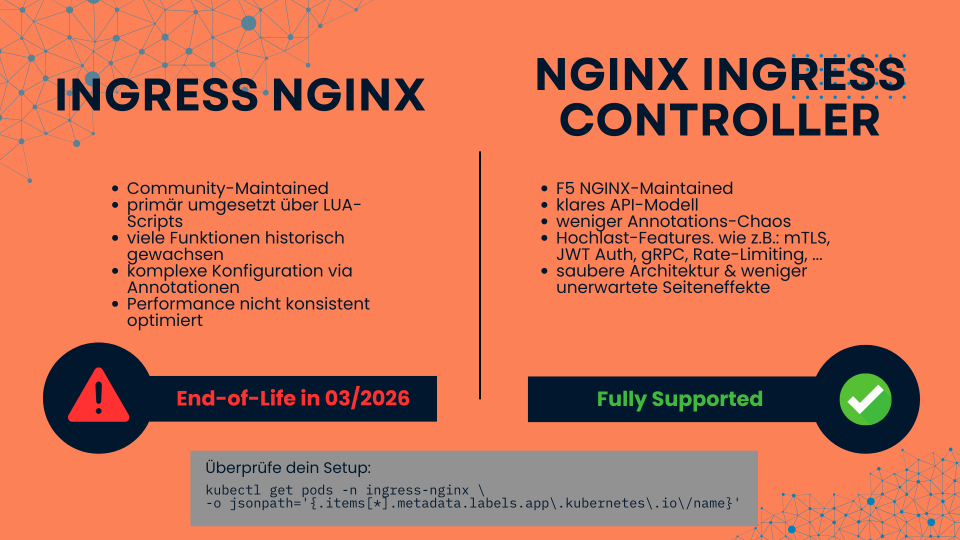 ingress-nginx vs. nginx ingress controller